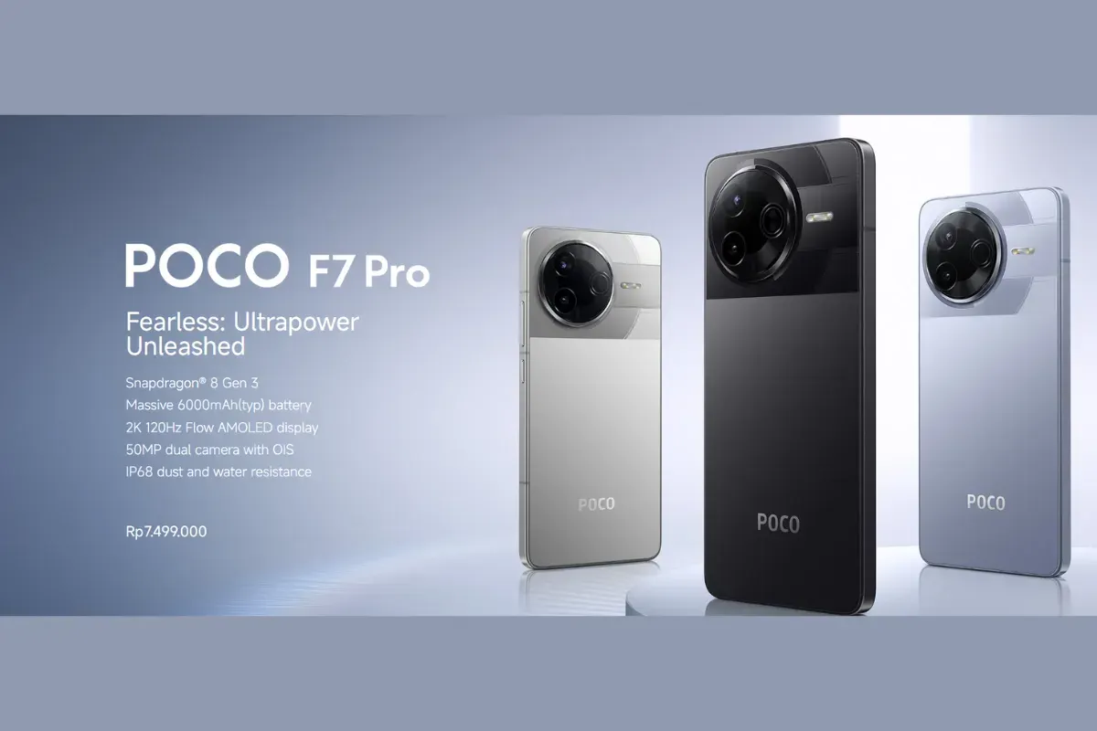 POCO F7 Pro: Punya RAM 12 GB dan Fitur Mumpuni, Cek Spesifikasinya di Sini (Sumber: Xiaomi/POCO F7 Pro)
