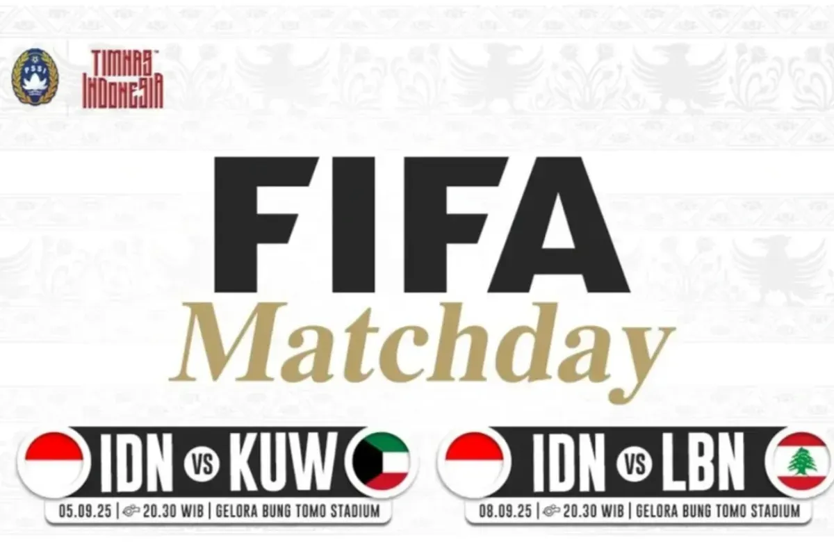 Penjualan tiket FIFA Matchday 2025 antara Timnas Indonesia vs Kuwait dan Lebanon resmi dibuka. (Sumber: Instagram/@pssi)