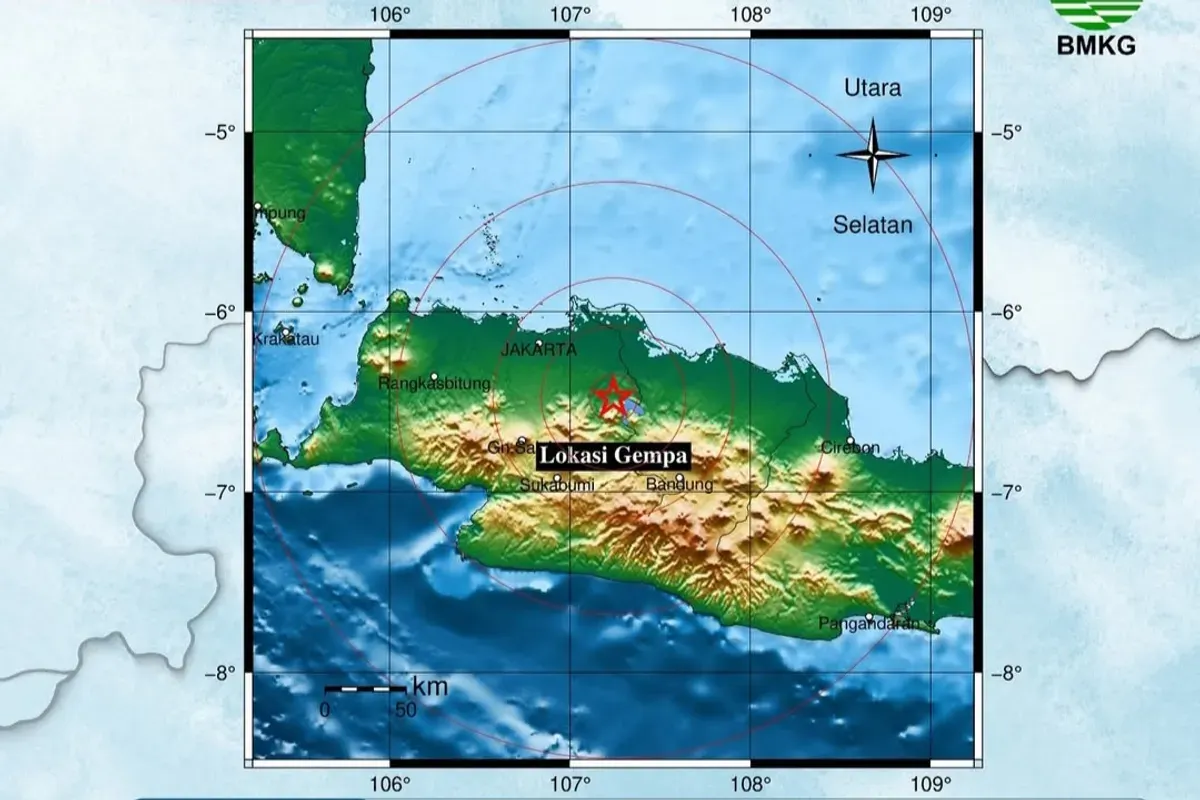 BMKG mencatat setidaknya ada 7 gempa susulan yang masih mengguncang Bekasi hingga Kamis, 21 Agustus 2025. (Sumber: Instagram/@bmkgwilayah2)
