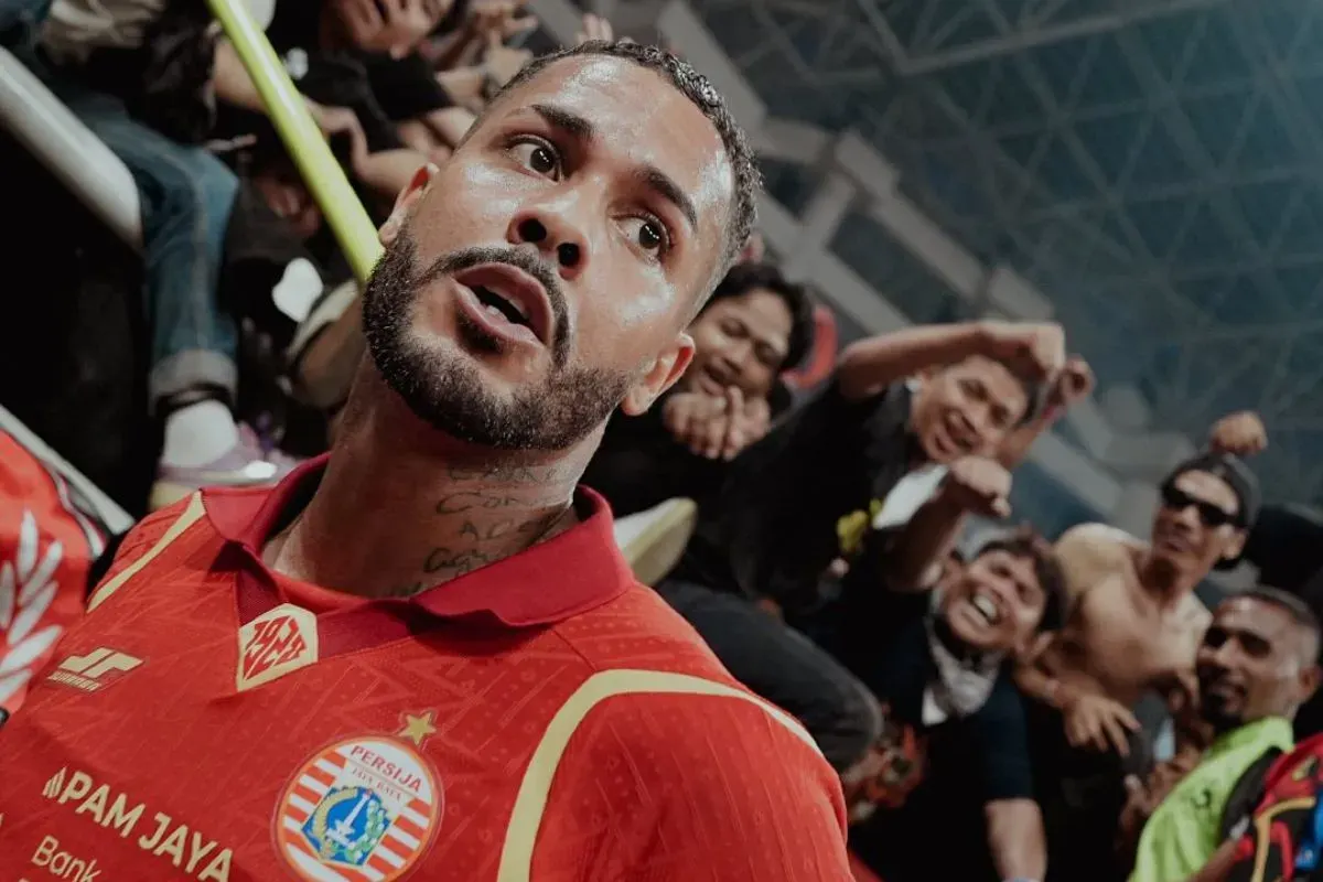 Pemain Persija Jakarta, Maxwell Souza. (Sumber: Instagram/@persija)