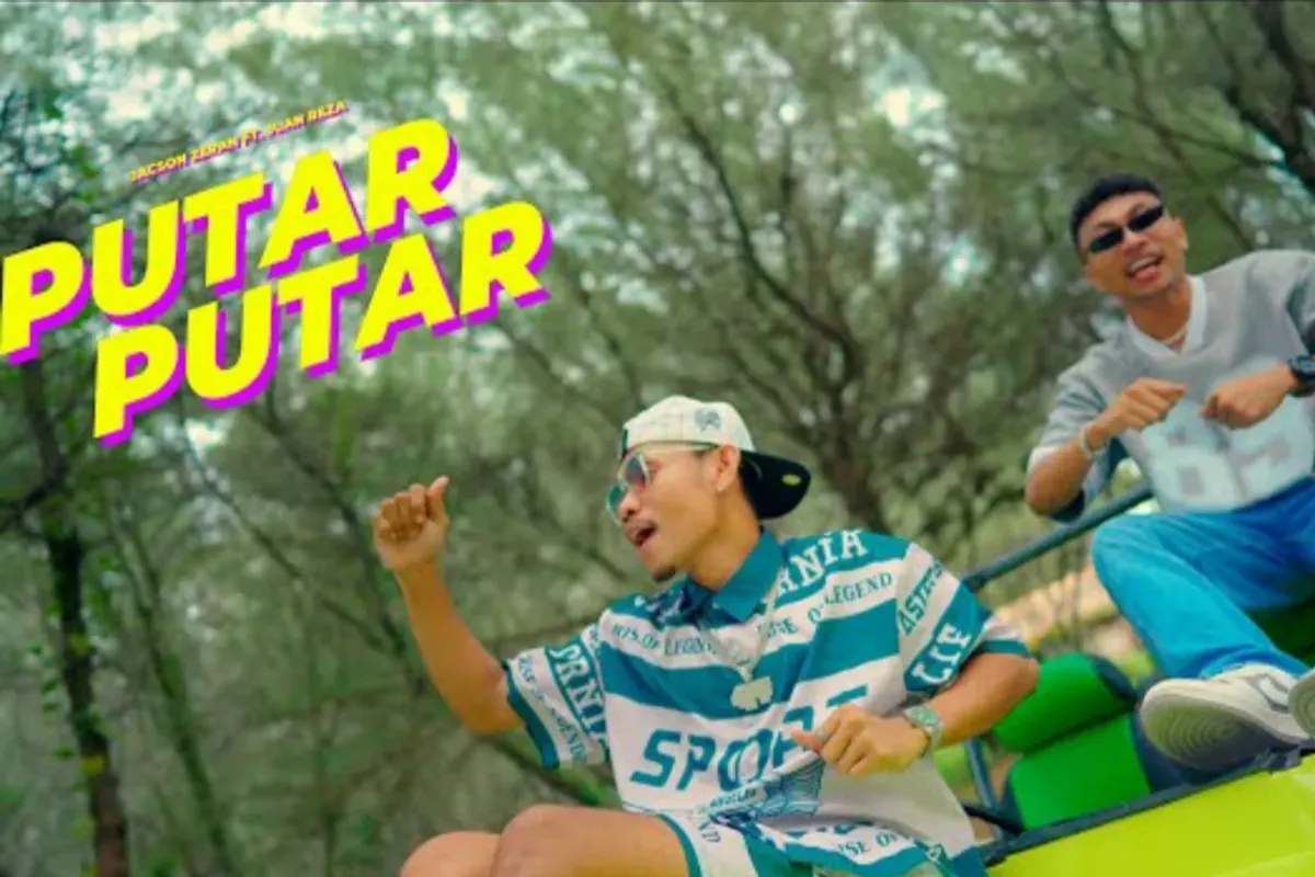 Lirik lagu Putar-Putar dari Jackson Zeran ft Juan Reza. (Sumber: YouTube/Jackson Zeran Official)