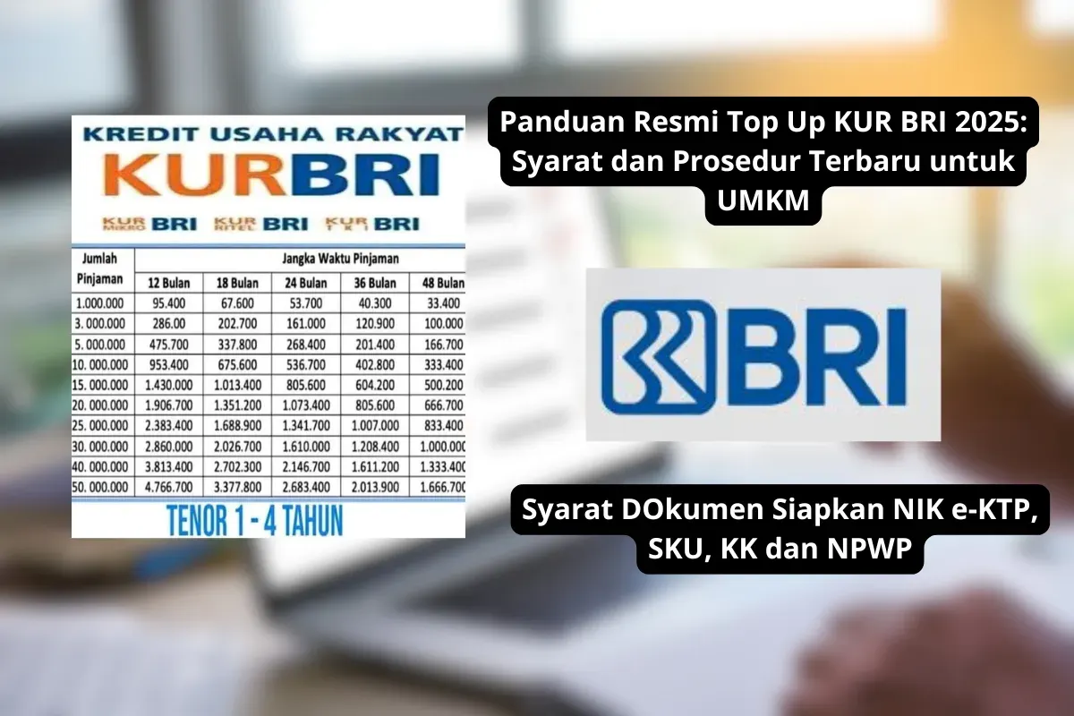 Cara mengajukan Top Up KUR BRI terbaru 2025 (Sumber: Poskota/Yusuf Sidiq)