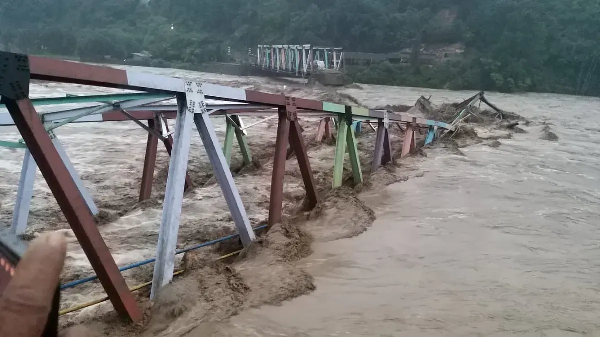 Salah satu titik bencana banjir di Provinsi Aceh. (Sumber: X/@zoelfick)