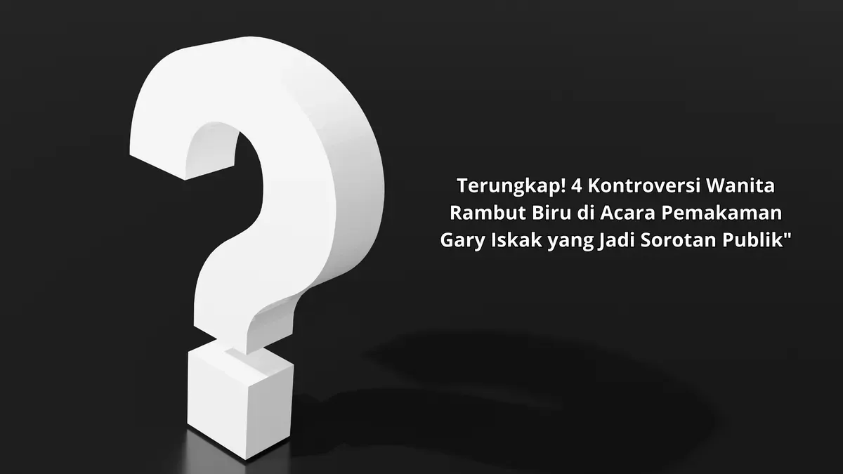 Viral Sosok Wanita Rambut Biru di Pemakaman Gary Iskak: Fakta, Kontroversi, dan Respons Publik (Sumber: Poskota/Yusuf Sidiq)