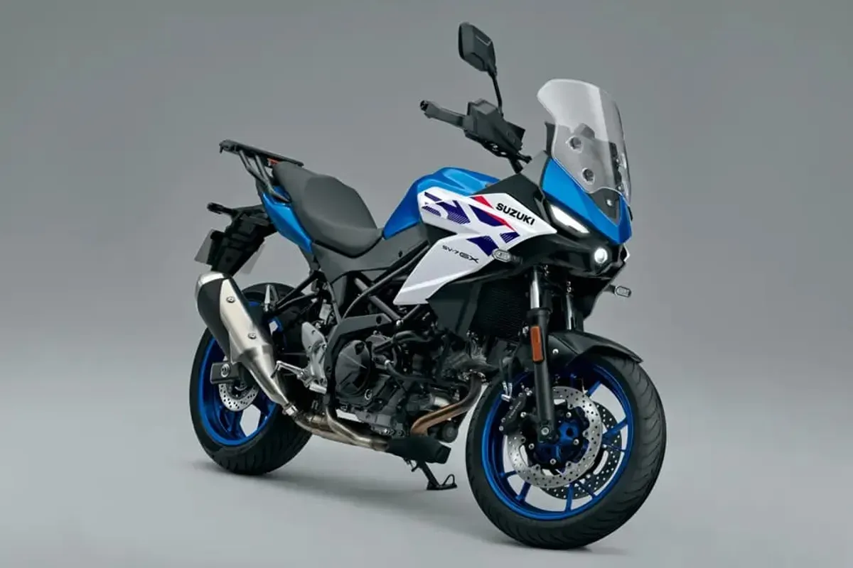 Suzuki SV-7GX di ajang EICMA 2025. (Sumber: Dok Suzuki)