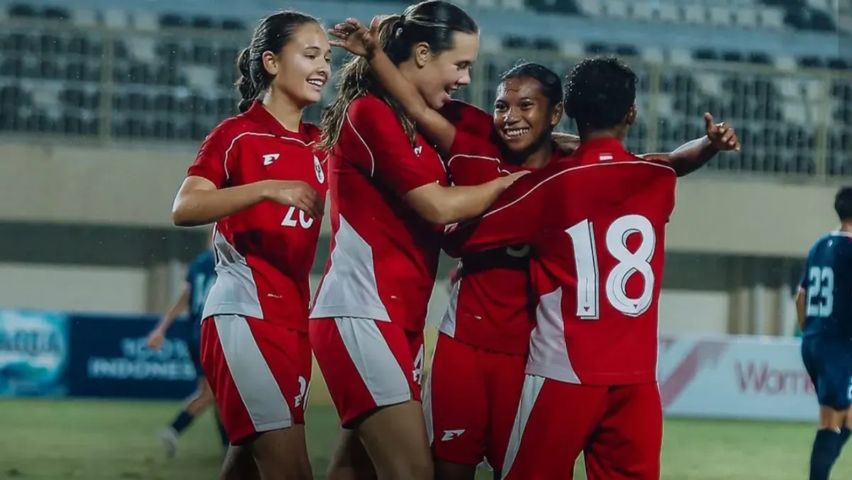 Final Piala AFF Putri 2026 antara Indonesia vs Laos tayang di televisi. (Sumber: Instagram/@timnasindonesia)