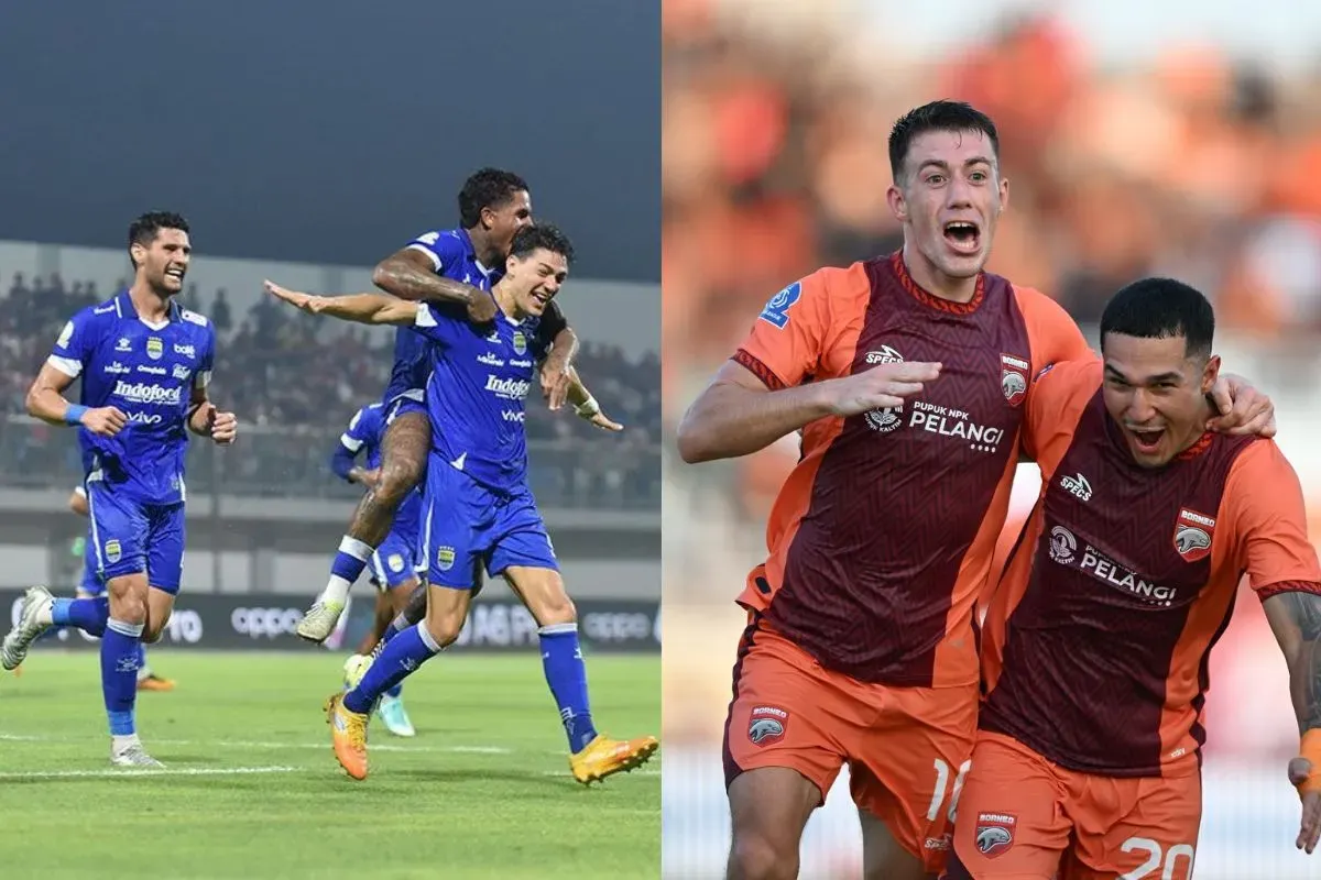 Preview pertandingan Persib Bandung vs Borneo FC. (Sumber: Istimewa)