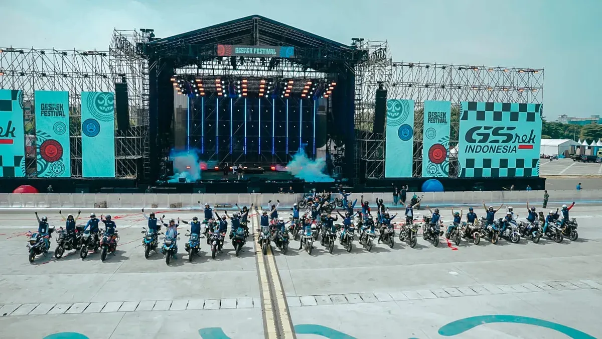 Gesrek Festival 2025 menjadi ruang inklusif bagi komunitas motor dan penikmat musik. (Sumber: Dok Gesrek)