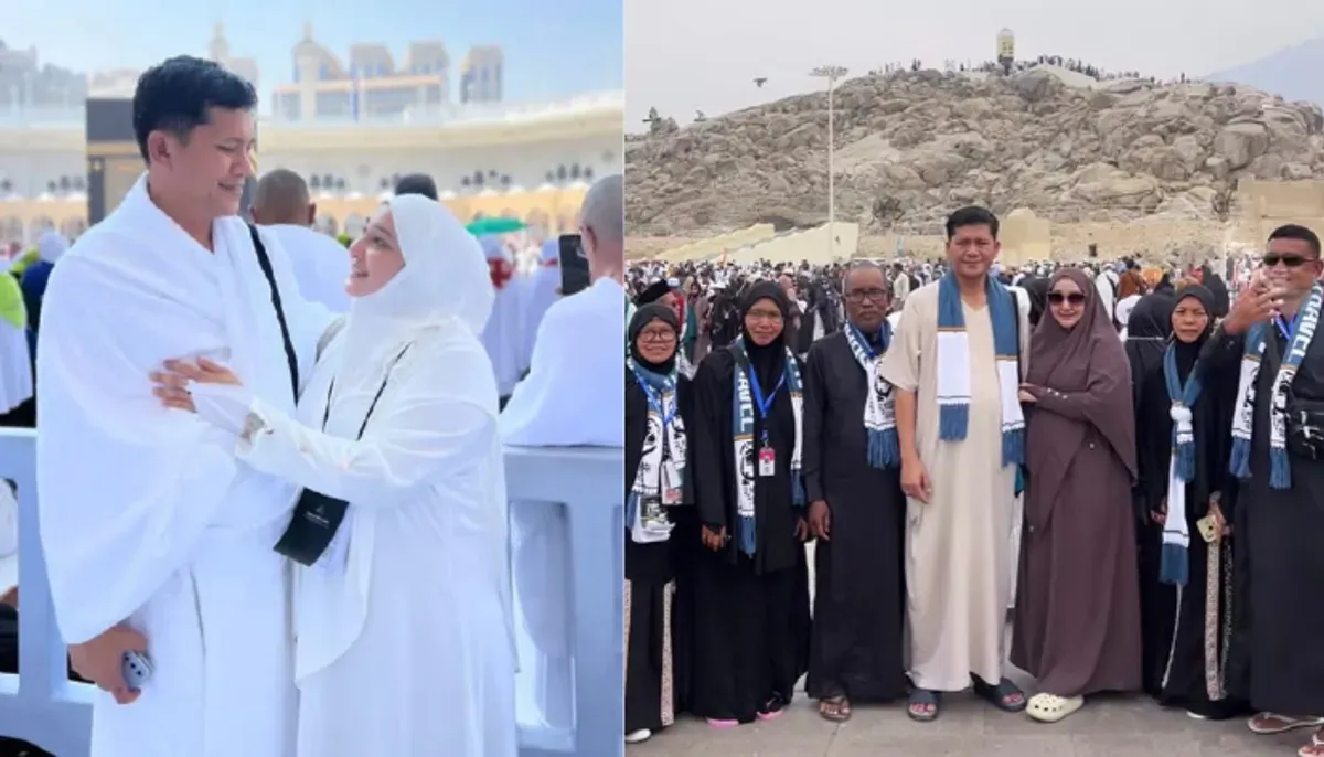 Lima hari setelah terbitkan surat resmi ketidaksanggupan tangani banjir, Bupati Aceh Selatan justru terekam berada di Tanah Suci untuk umrah. (Sumber: Instagram)