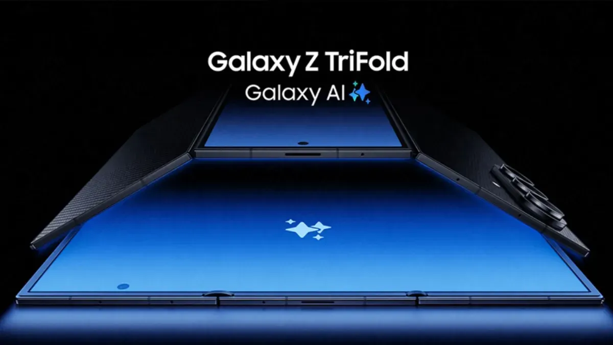 Samsung Z Trifold ponsel lipat tiga pertama dunia (Sumber: Samsung)