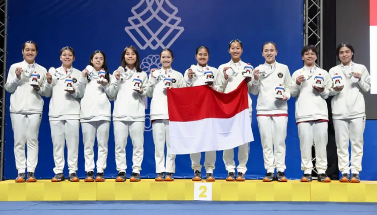 SEA Games 2025, Beregu Putri persembahkan medali perak. (Sumber: Dok. PBSI)