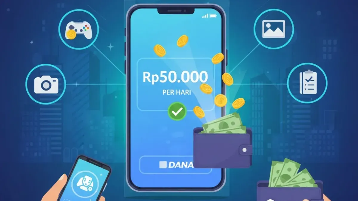 Aplikasi penghasil uang 2025 (Sumber: Gemini AI)