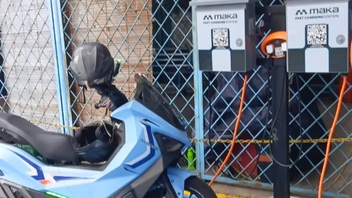 Maka Motors menghadirkan 33 titik fast charging di berbagai kota mulai dari warteg hingga masjid. (Sumber: Maka Motors)