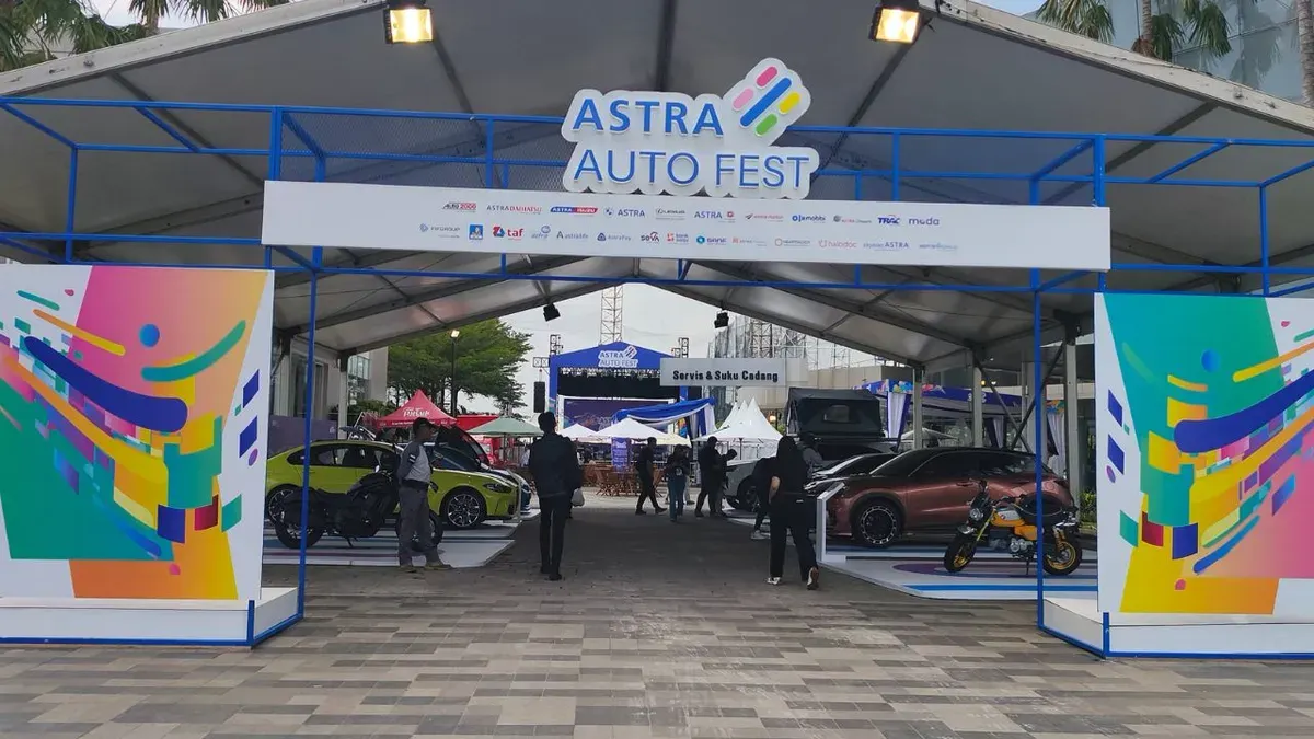 Astra Auto Fest 2025 sukses catat ribuan transaksi serta rangkaian kegiatan komunitas. (Sumber: Poskota/Erwan Hartawan)