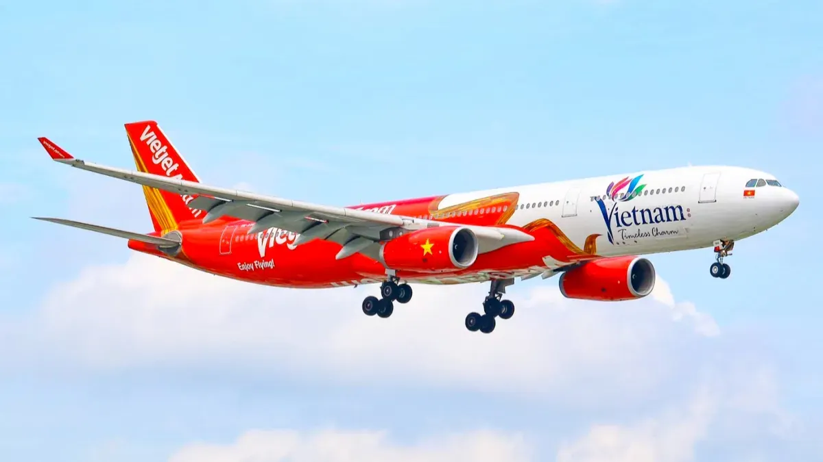 Ilustrasi maskapai penerbangan menuju Vietnam. (Sumber: Vietjet)
