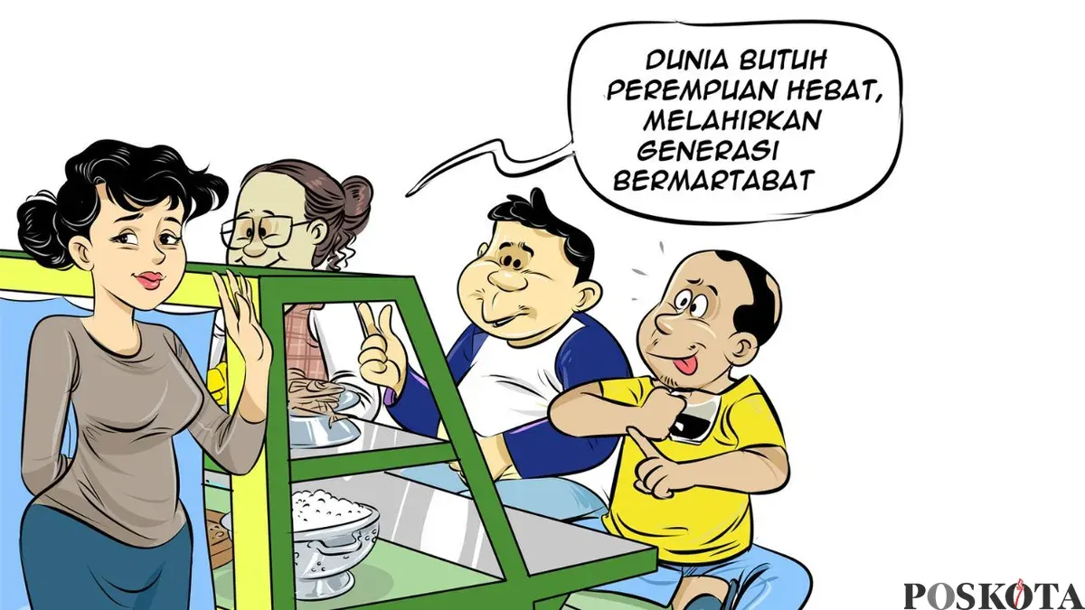 Obrolan Warteg bersama Heri, Yudi, dan mas Bro. (Sumber: Poskota/Arif Setiadi)
