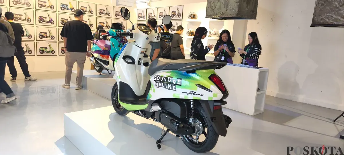 Yamaha Classy Artsy Challenge. (Sumber: Poskota/Erwan Hartawan)