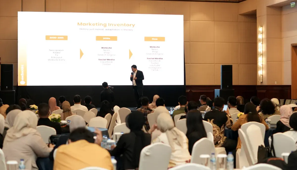 Suasana kegiatan seedbacklink Summit 2026: Marketing & Communication Outlook 2026. (Sumber: Dok. seedbacklink)
