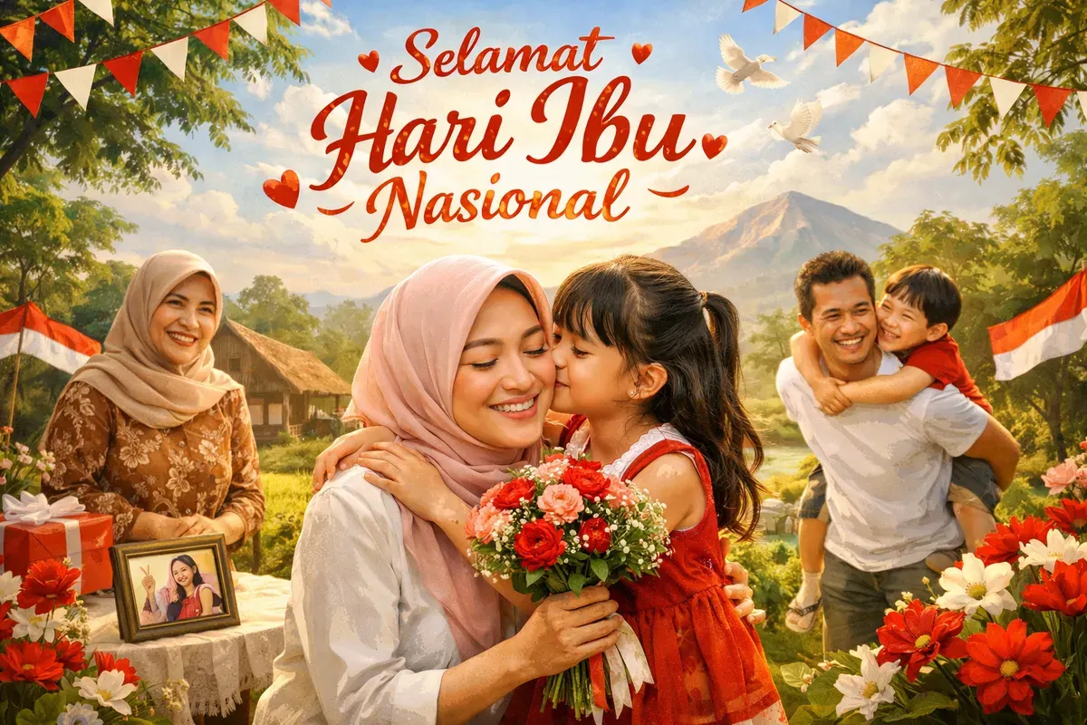 Contoh ucapan Hari Ibu 2025 yang mengandung makna dan menyentuh hati (Sumber: ChatGPT)