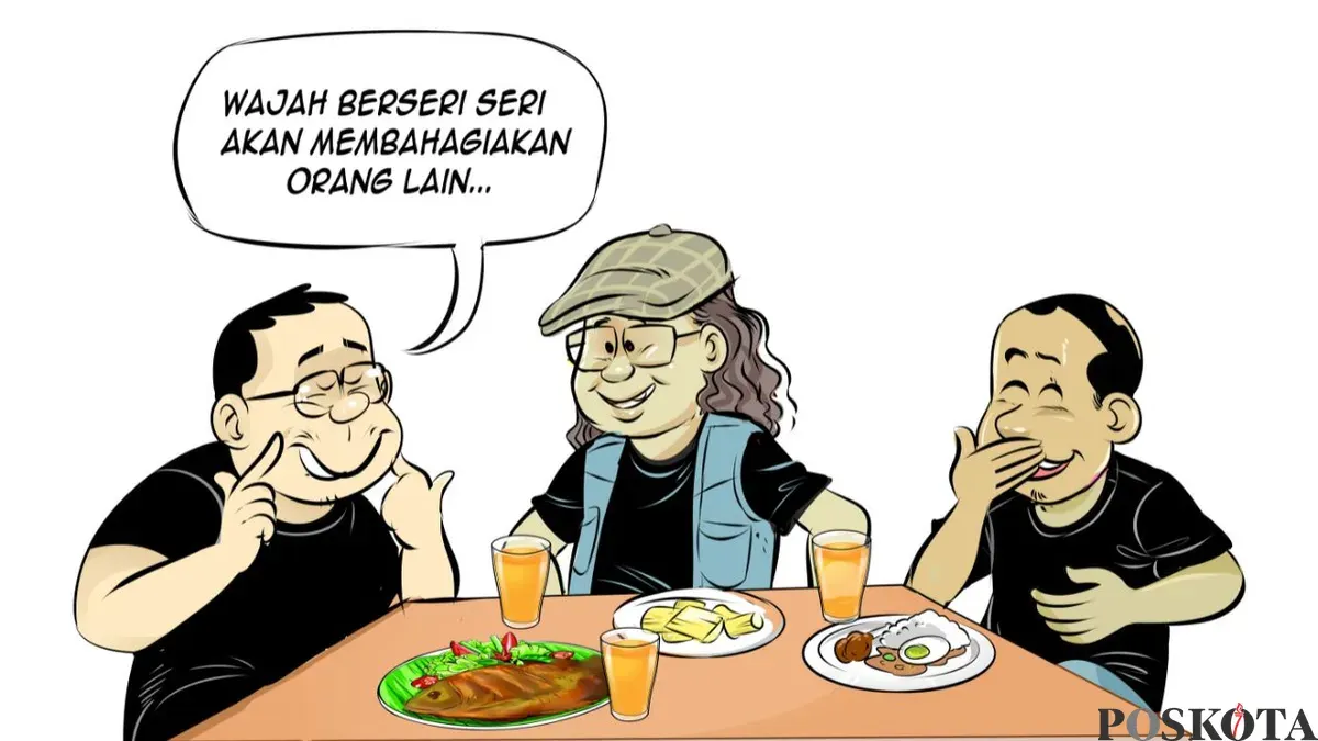 Obrolan Warteg akhir pekan. (Sumber: Poskota/Arif Setiadi)
