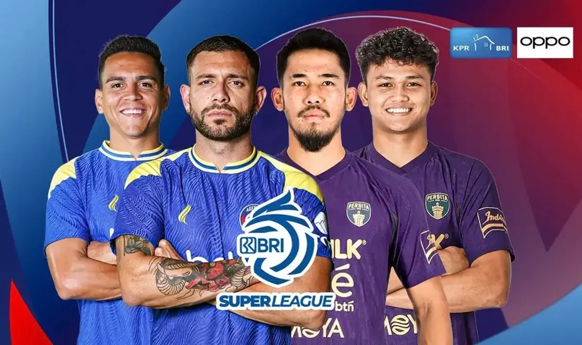 Nonton live streaming Arema FC vs Persita Tangerang di BRI Super League 2025/2026 (Sumber: Vidio.com)