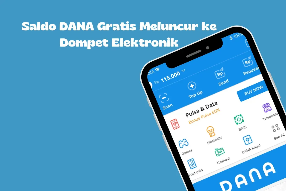 Meluncur ke dompet elektronik, saldo DANA gratis Rp115.000 cukup pakai akun Google. (Sumber: Poskota/edited by Syifa Luthfiyah)