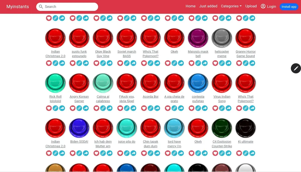 Rekomendasi websit gudang efek suara untuk melengkapi konten. (Sumber: Dok. Myinstant)