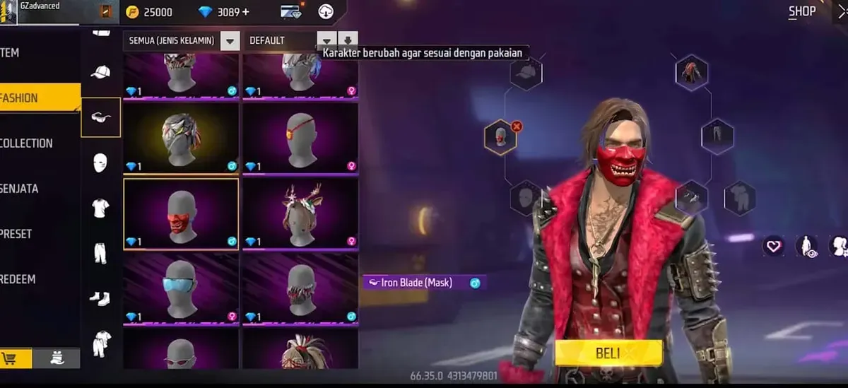 Temukan akun FF sultan dengan diamond melimpah. Lengkapi diri dengan ragam item premium dan senjata legendaris. (Sumber: YouTube/William GZ)