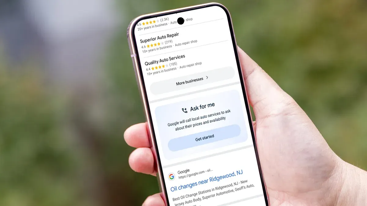 Fitur terbaru Google "Ask for Me", mempermudah Anda dalam melakukan panggilan bisnis. (Sumber: Pinterest)