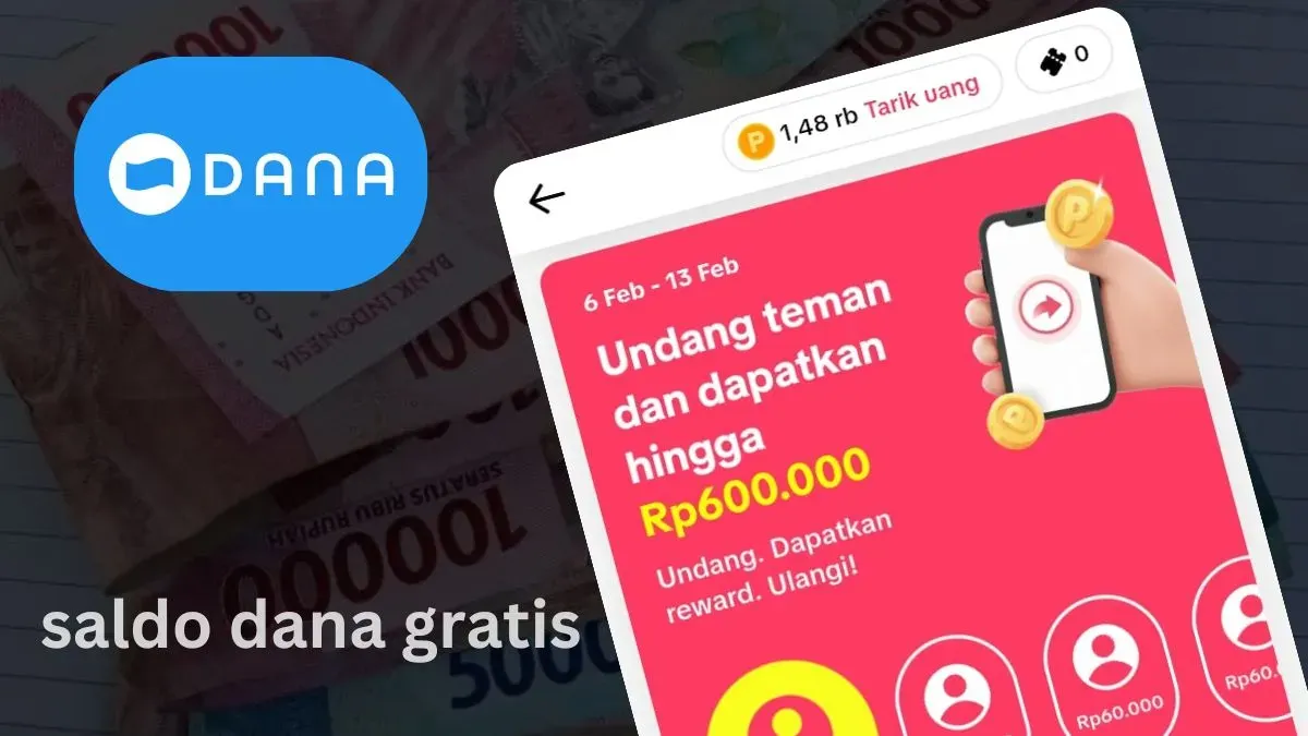 Cek cara mendapatkan saldo DANA Rp600.000 gratis. (Sumber: Poskota/Faiz)