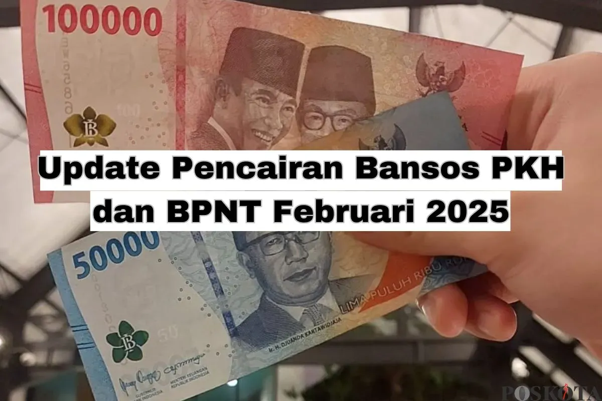 Cek Pencairan Saldo Dana Bansos PKH dan BPNT Tahap 1 2025. (Sumber: Poskota/Arip Apandi)