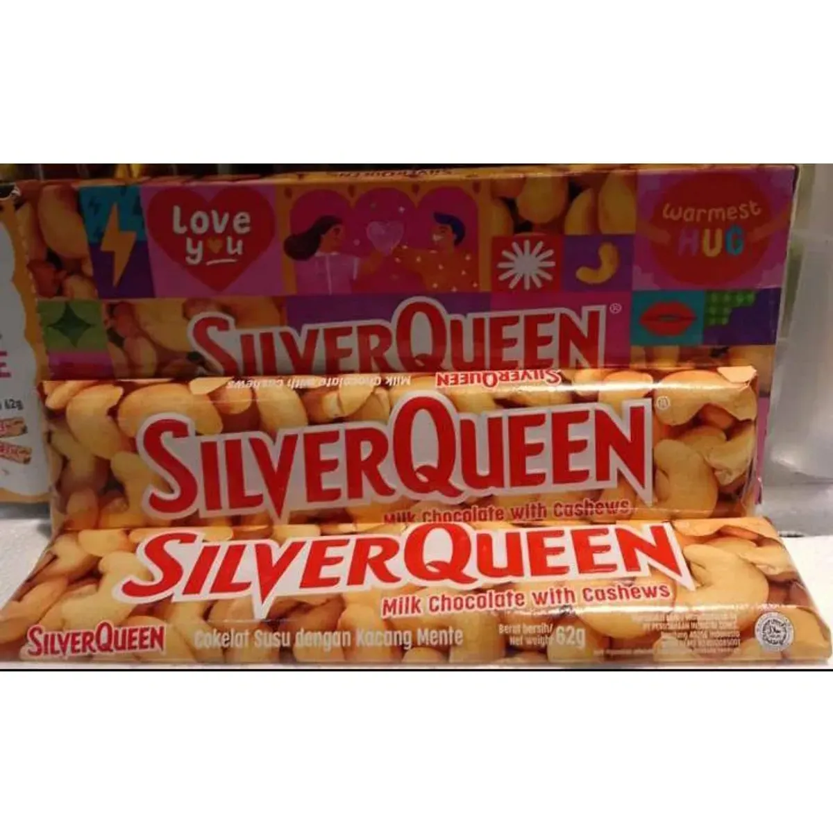 Ilustrasi harga coklat SilverQueen di Indomaret untuk hari Valentine. (Sumber: shopee)