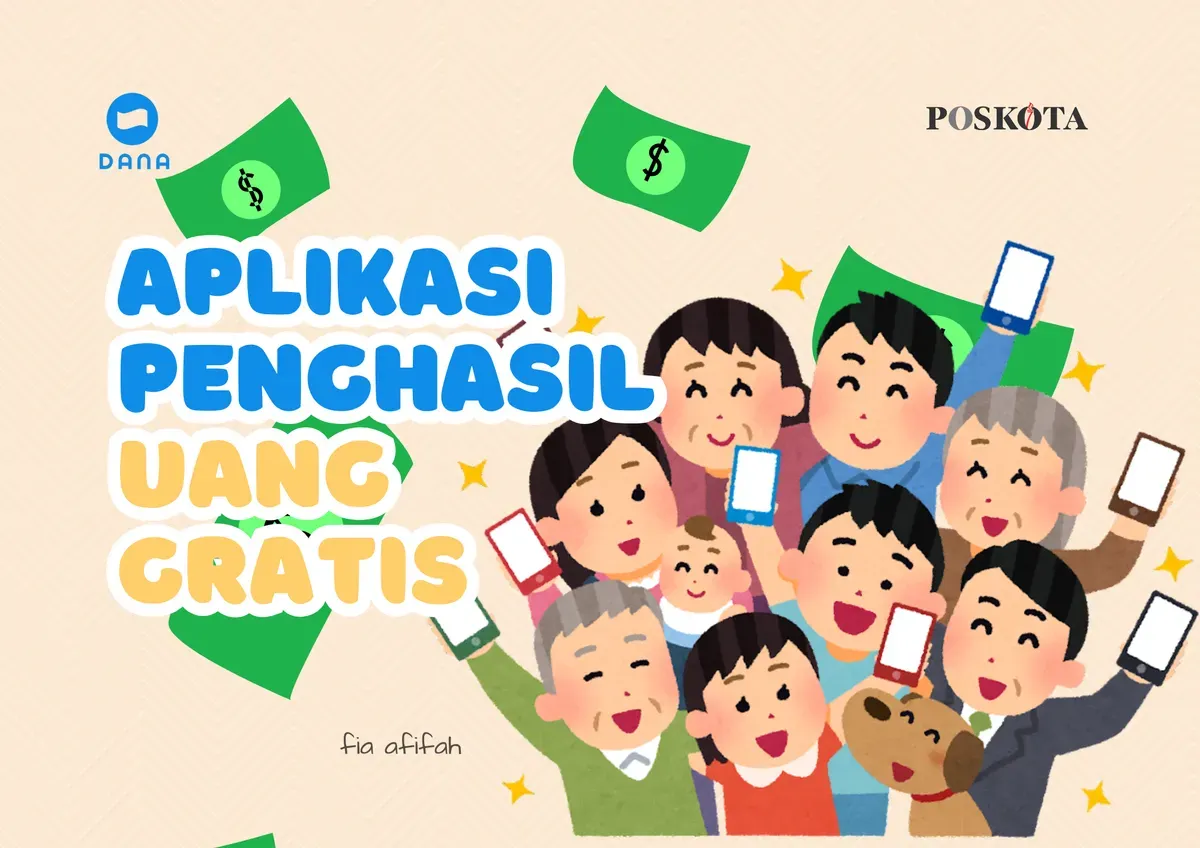 Coba aplikasi penghasil uang gratis ini dengan bermodalkan nonton iklan dan video saja. (Sumber: Poskota/Fia Afifah)