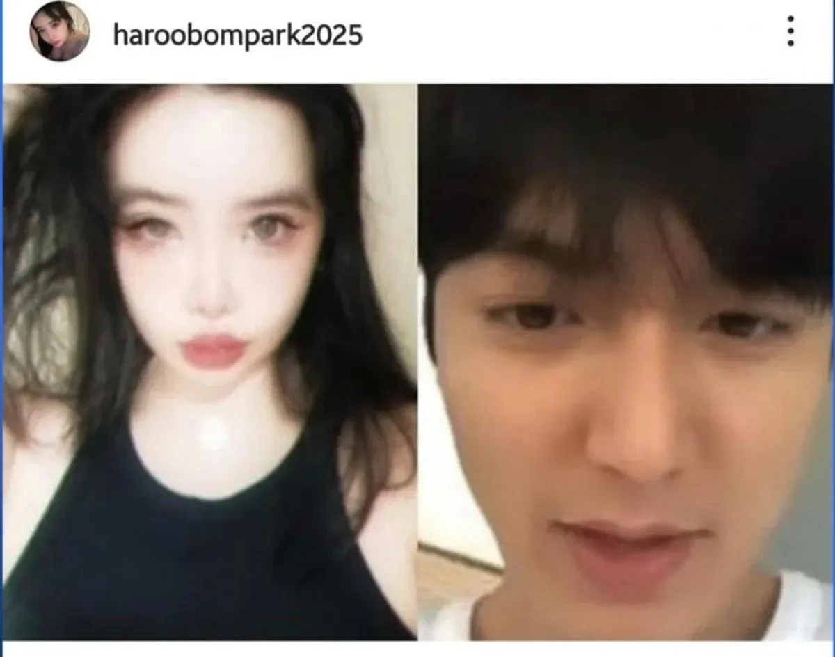 Park Bom 2NE1 yang unggah foto bersama dengan Lee Min Ho di Instagram. (Sumber: Instagram/Park Bom)