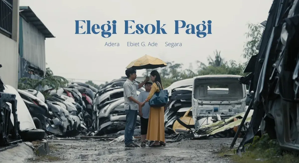 Video klip Elegi Esok pagi dalam lagu karya Ebiet G Ade viral diberbagai platform media sosial. (Sumber: Capture Musica Studio)