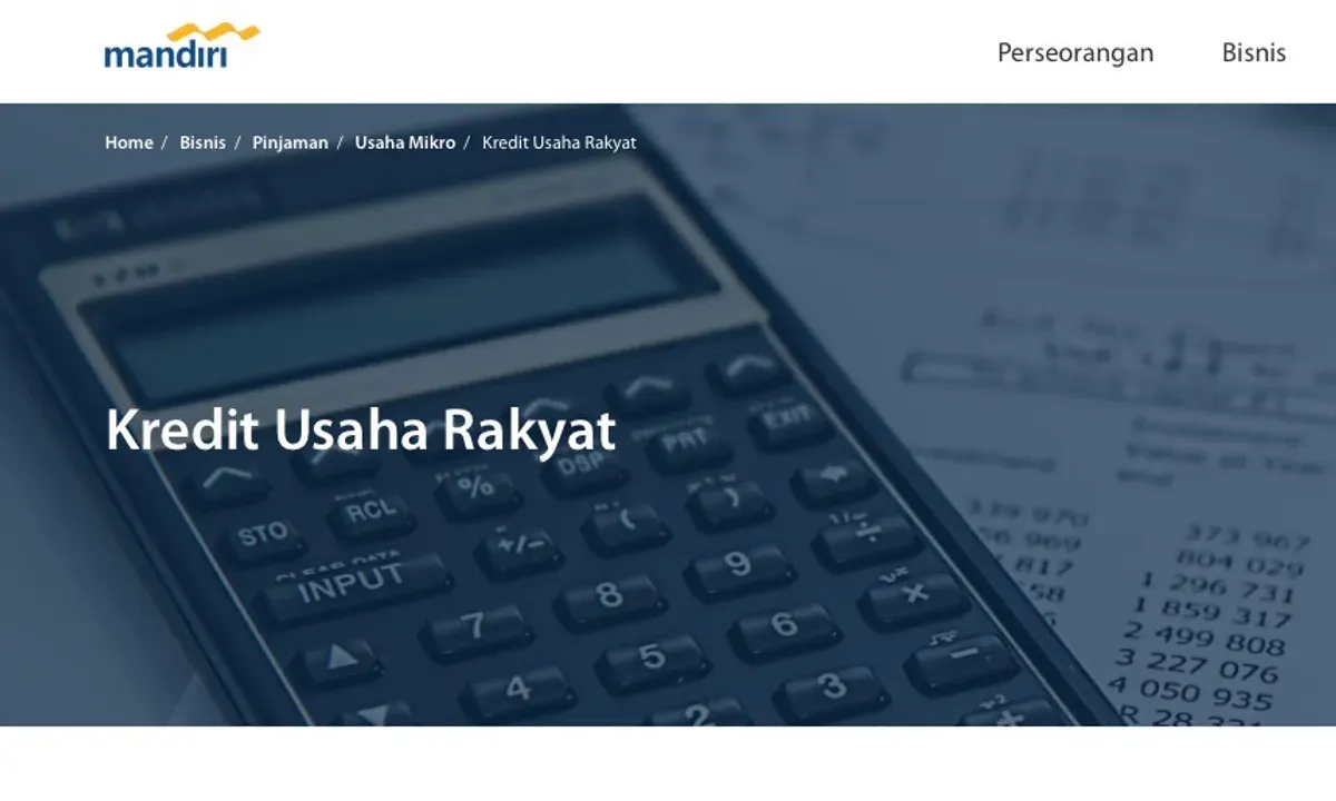 Ini jenis dan syarat utama pengajuan KUR Mandiri 2025 (Sumber: bankmandiri.co.id)