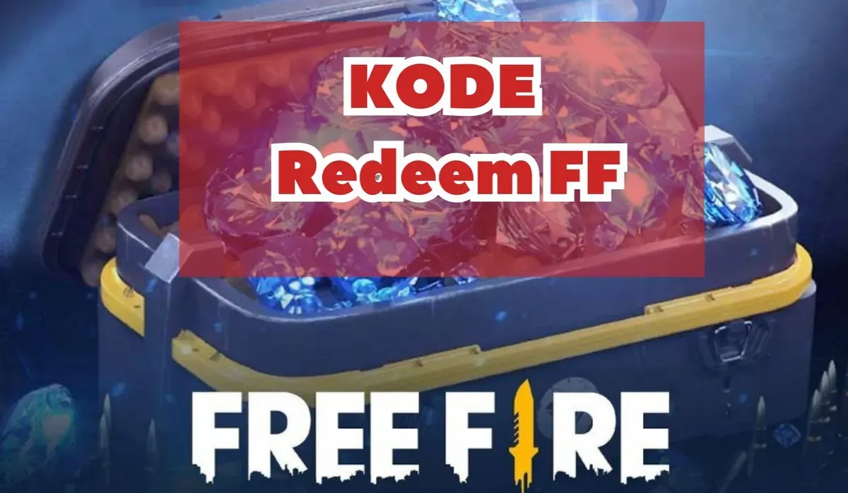 Gratis diamond FF dan skin senjata SG2 modal klaim kode redeem FF hari ini. (Canva)