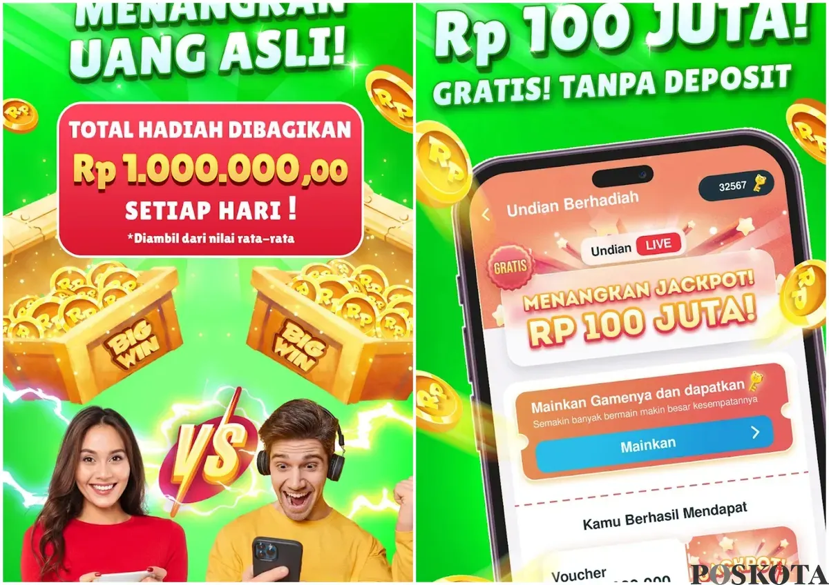 Aplikasi Penghasil Uang Terbukti Bayar ke Dompet Digital Tanpa Ribet, Cek di Sini (Sumber: PlayStore/Mager/Edited Muhammad Ibrahim)