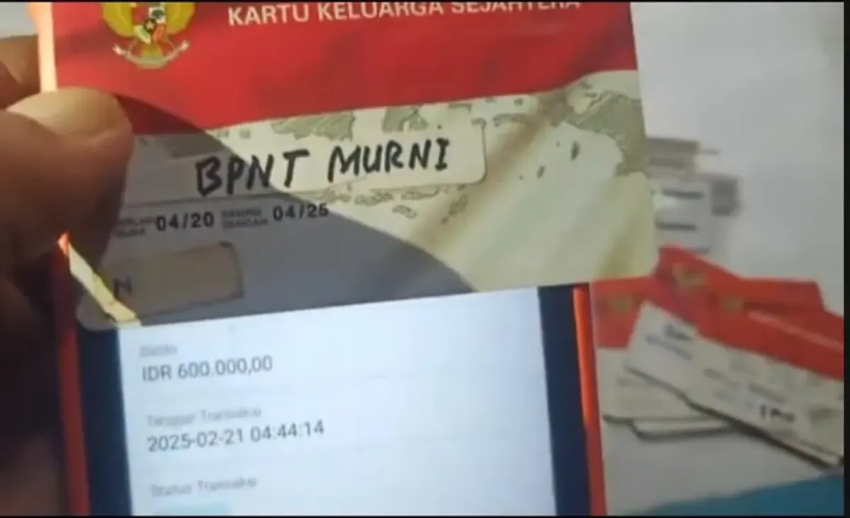 Cek pencairan saldo dana bansos Rp600.000 dari BPNT. (Sumber: FB/@info Bansos PKH)