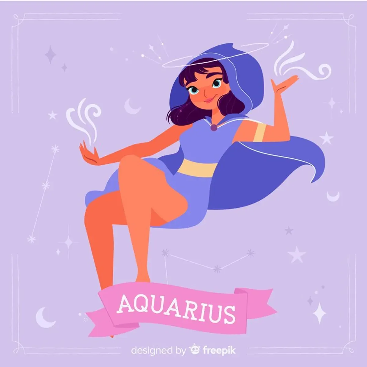 Ramalan asmara zodiak Aquarius. (Sumber: Freepik/pikisuperstar)