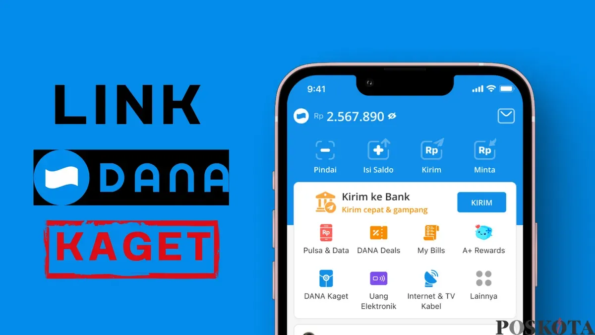 Klaim saldo gratis Rp280.000 dari Link DANA Kaget hari ini Minggu, 5 Januari 2025. (Sumber: Poskota/Shandra)