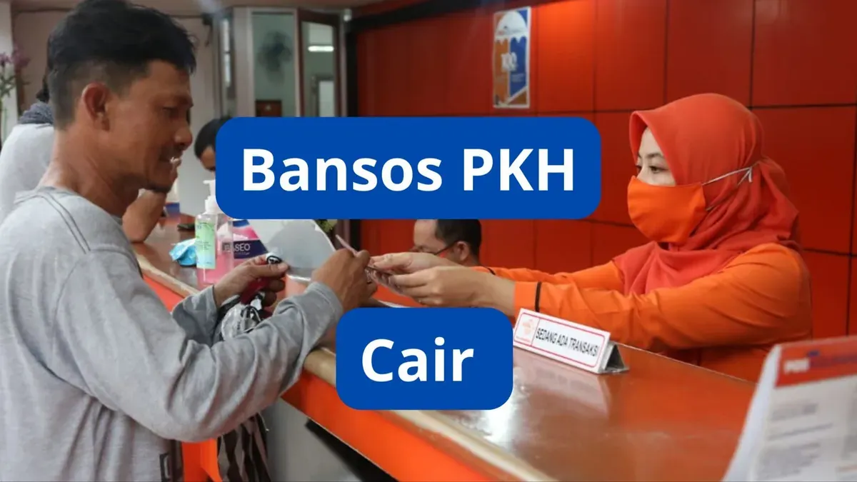 Pencairan bansos BPNT dan PKH awal tahun 2024. (Kemensos RI)