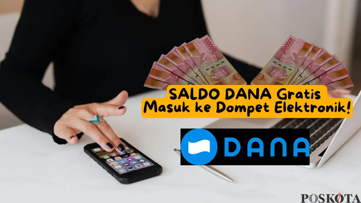 Saldo DANA gratis Rp210.000 bisa langsung cair ke dompet elektronik! Cek sekarang, siapa tahu Anda salah satu yang beruntung! (Sumber: Poskota/Shandra)