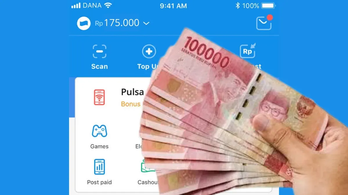Ilustrasi dapat saldo DANA gratis bukan dari link DANA Kaget. (Sumber: Poskota/Rivera Jesica Souisa)