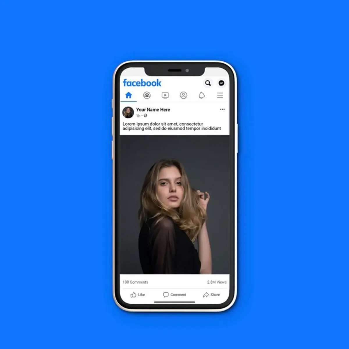 Ilustrasi Facebook 5 tool download video Facebook Terbaik di 2025 (Sumber: Pinterest/Mockup Den)