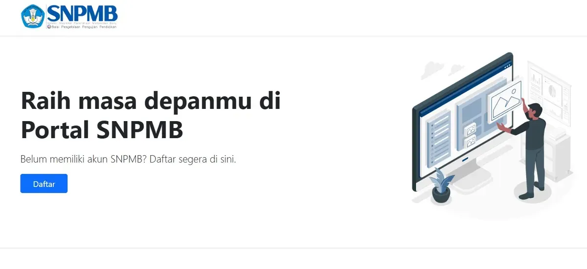 Cara registrasi akun SNPMB 2025 untuk siswa (Sumber: portal-snpmb.bppp.kemdikbud.go.id)