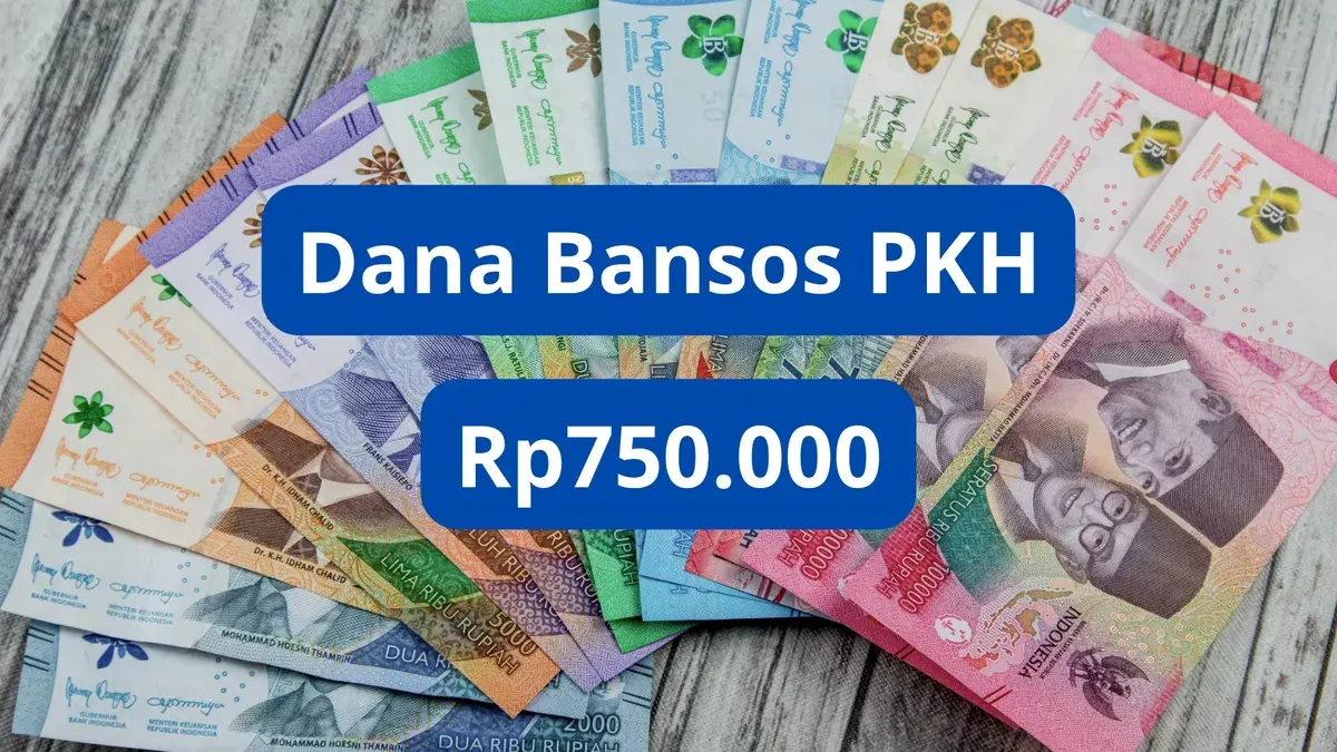 Pencairan dana bansos PKH kategori ibu hamil dan anak usia 0-6 bulan mendapatkan bantuan Rp750.000 alokasi awal tahun 2025. (Canva)