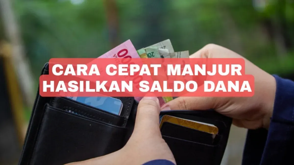 Cara menghasilkan saldo DANA gratis. (Sumber: Poskota/Legenda Kinanty Putri)