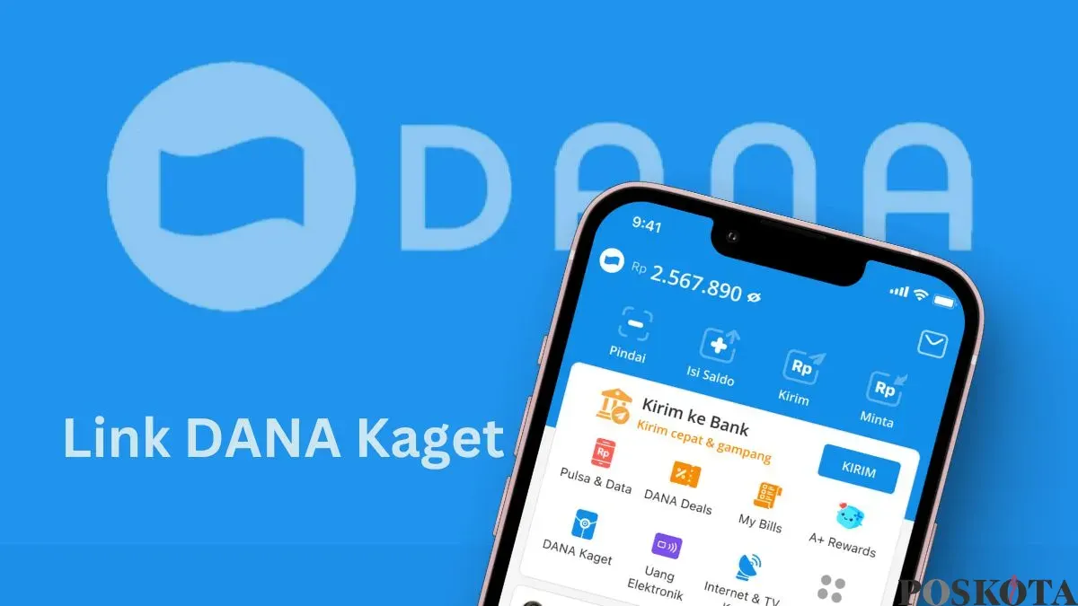 Cara Bagi-bagi Uang di Dompet Elektronik DANA Pakai Fitur Link DANA Kaget (Sumber: Poskota/Faiz)