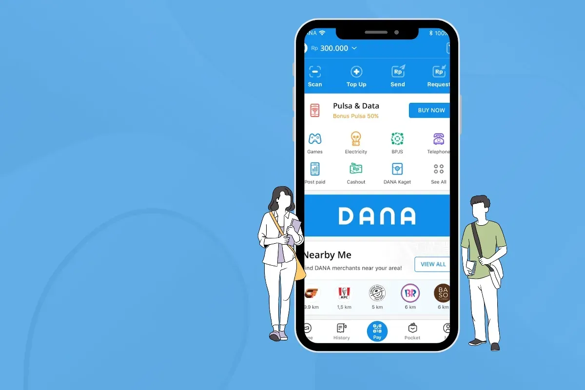 Saldo DANA gratis dari aplikasi penghasil uang.. (Sumber: Poskota/Syifa Luthfiyah)